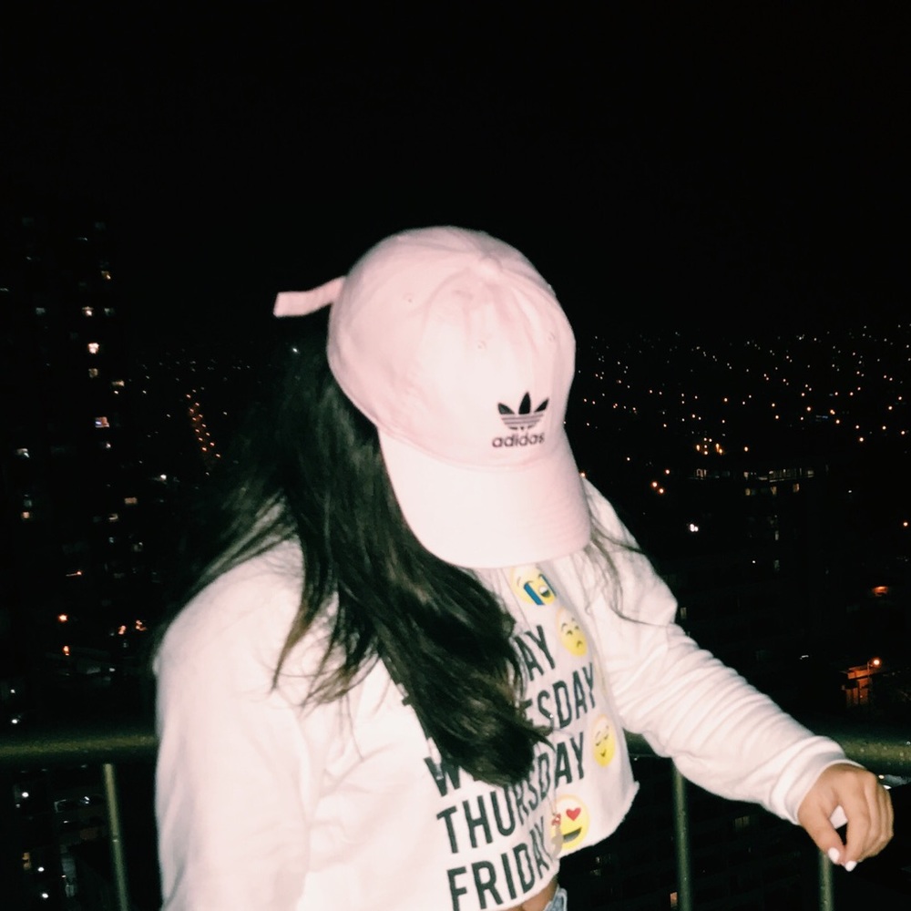 Pink hat